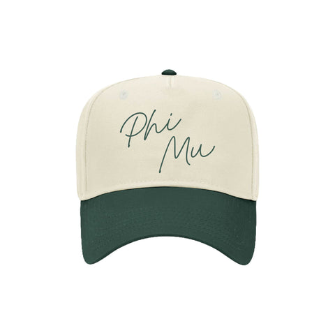 "Hand Written" Embroidered Sorority Hat