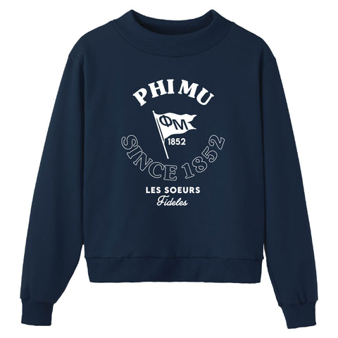 Flag is Raised Sorority Mock Neck