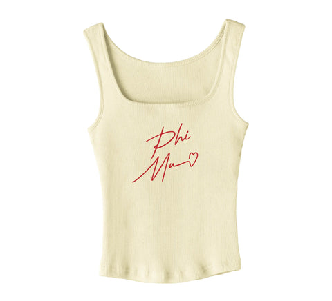With Love Yellow Sorority Tank