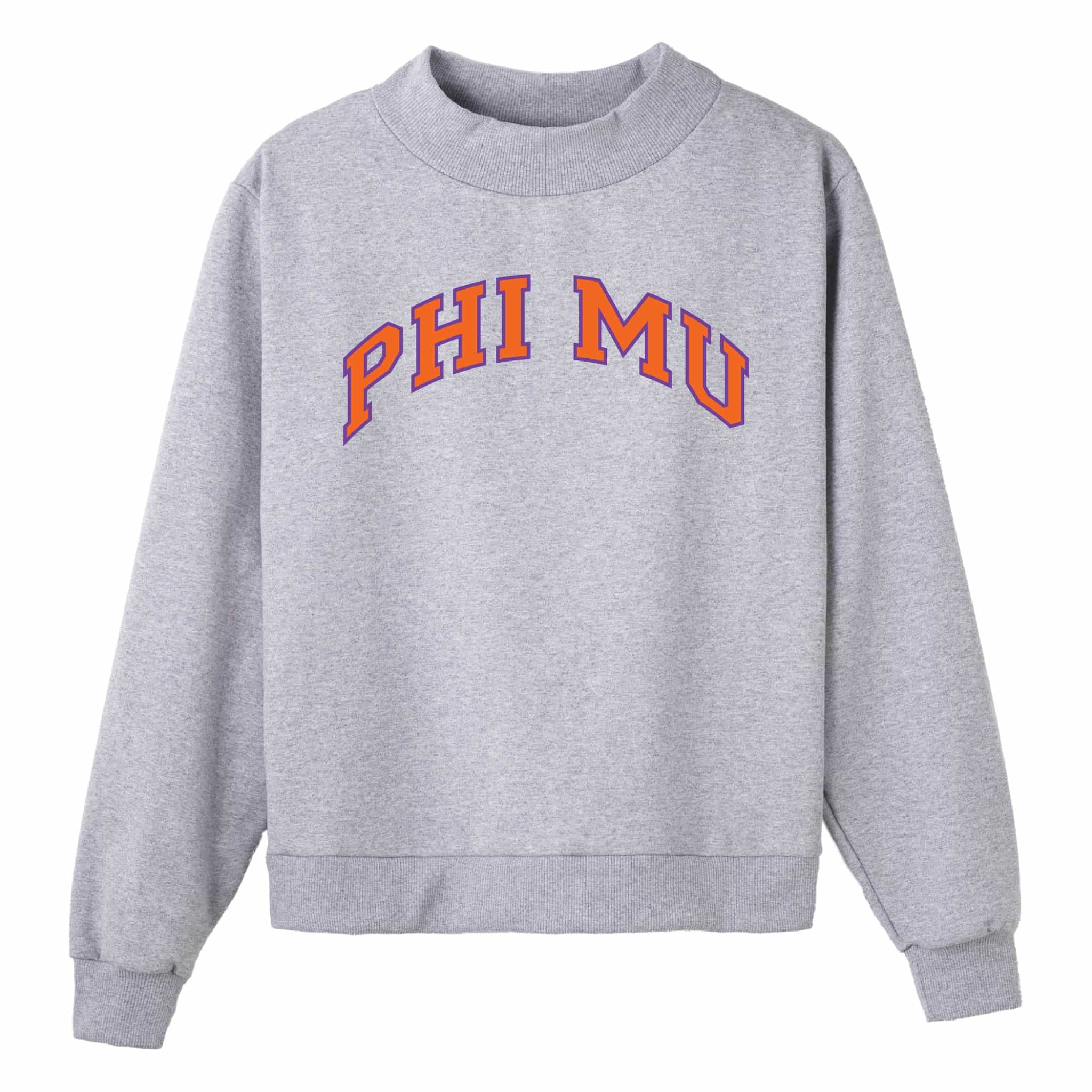 Purple and Orange Campus Colors Sorority Mock Neck – The