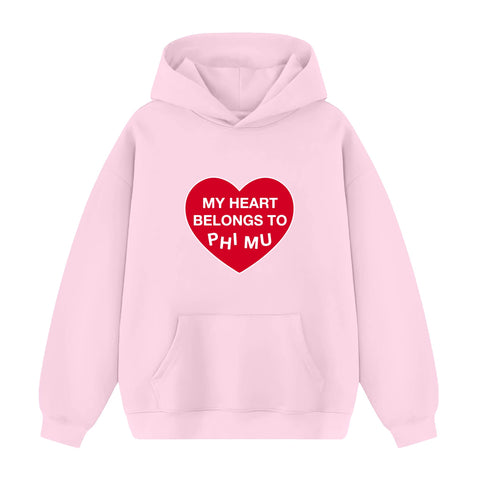 My Heart Sorority Hoodie