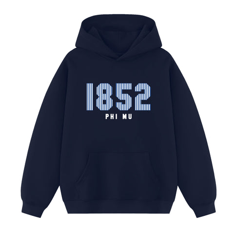 Pinstripe Year Sorority Hoodie