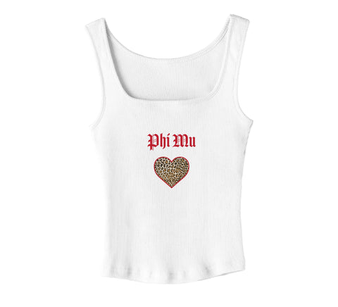 Leopard Couture Sorority Tank