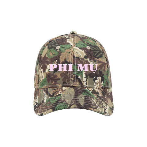 Classic Camo Embroidered Sorority Hat