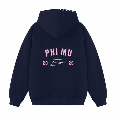 Rose Arc Exec Hood Stitch Sorority Hoodie