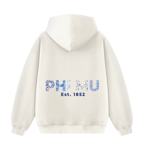 Printed Patch Letters VT Heavyweight Hoodie