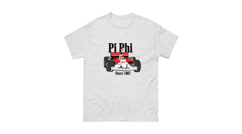 Victory Lap Unisex Tee-Pi Beta Phi-S-gray