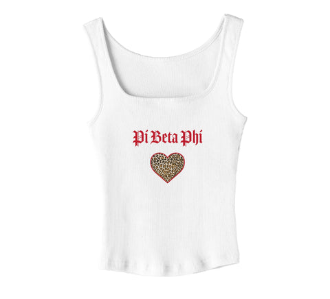 Leopard Couture Sorority Tank