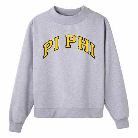 Gold and Black Campus Colors Sorority Mock Neck