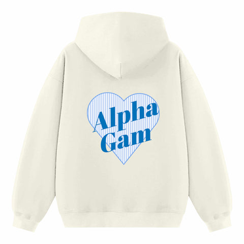 Pinstripe Love Sorority Hoodie