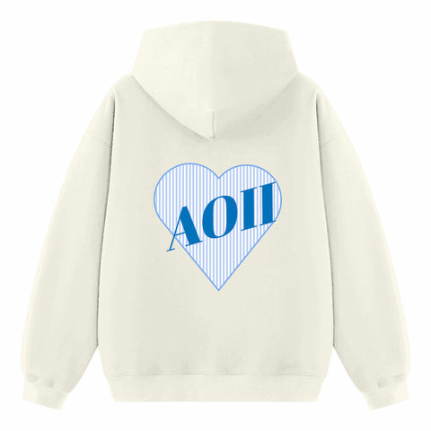 Pinstripe Love Sorority Hoodie