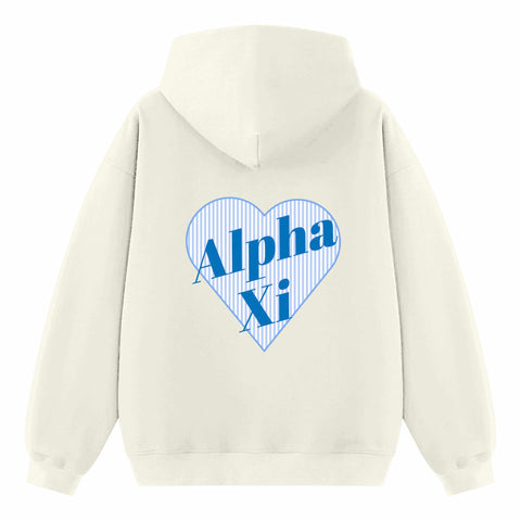 Pinstripe Love Sorority Hoodie