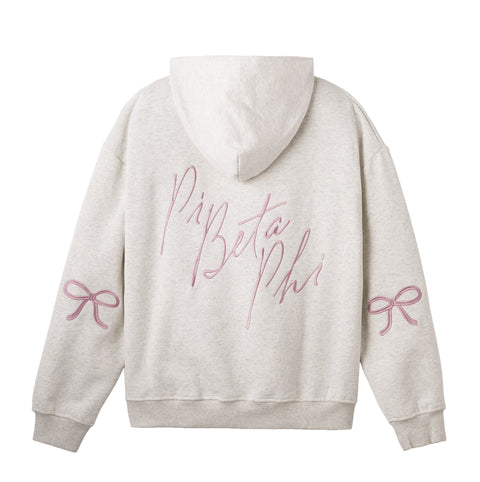 Pi Beta Phi Floral Bow Hoodie