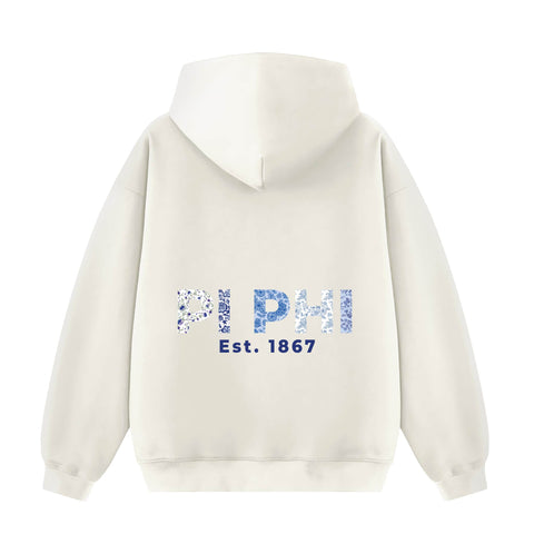 Printed Patch Letters VT Heavyweight Hoodie