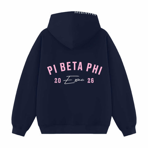 Rose Arc Exec Hood Stitch Sorority Hoodie