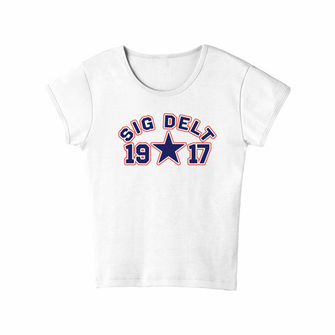 Power Play Sorority Baby Tee