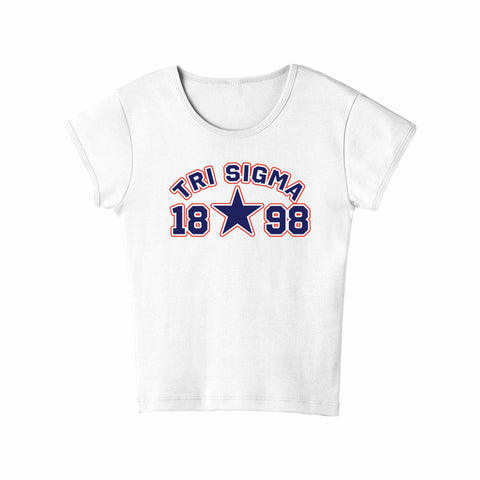 Power Play Sorority Baby Tee