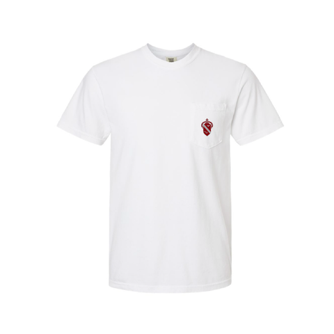 PO 19290 - Alpha Phi White Pocket Tee