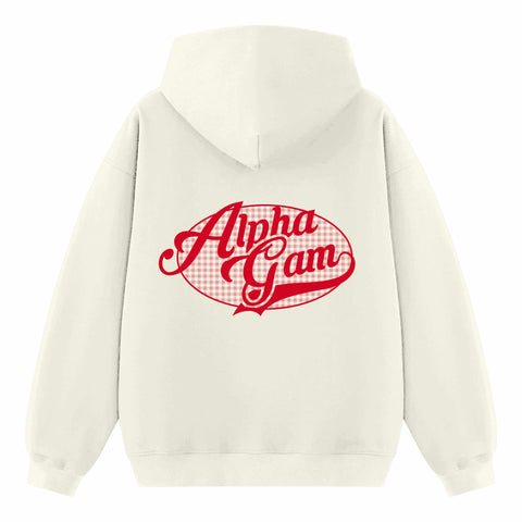 Retro Check Sorority Hoodie