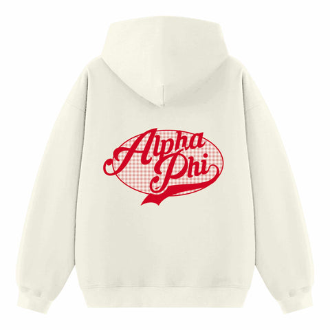 Retro Check Sorority Hoodie