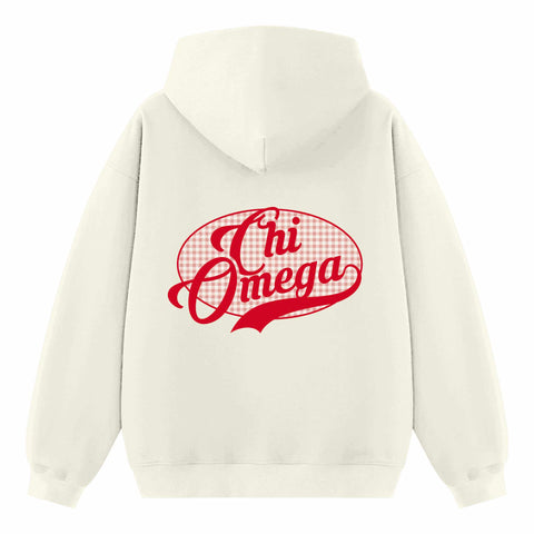 Retro Check Sorority Hoodie