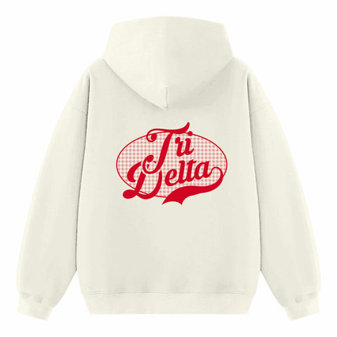 Retro Check Sorority Hoodie