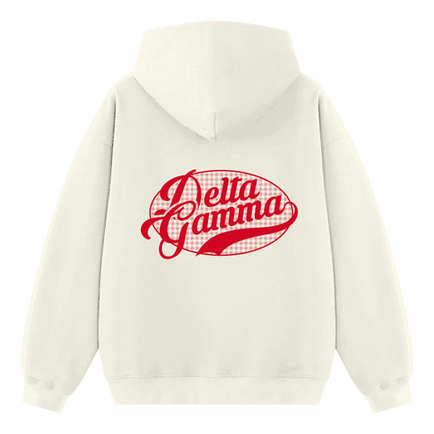 Retro Check Sorority Hoodie