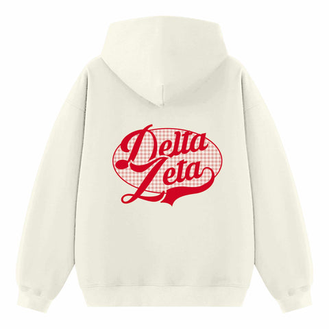 Retro Check Sorority Hoodie