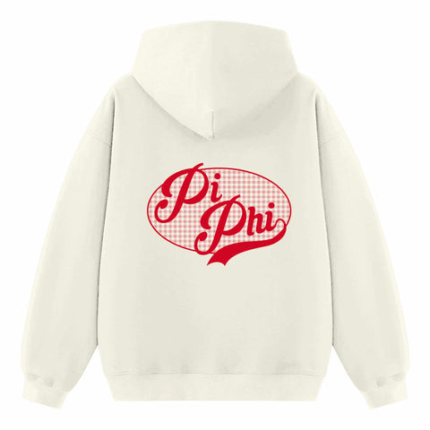 Retro Check Sorority Hoodie