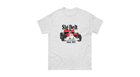 Victory Lap Unisex Tee-Sigma Delta Tau-S-gray