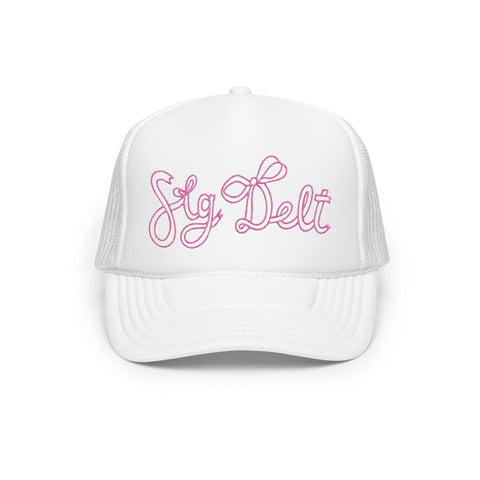 Written In Ribbon Embroidered Sorority Hat