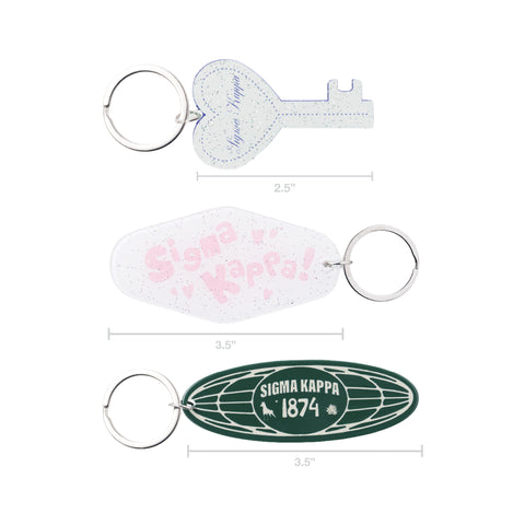 Sorority Keychain Mystery 3-Pack