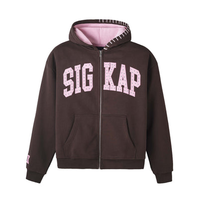 Silver Studded Hoodie