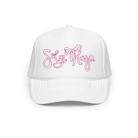 Written In Ribbon Embroidered Sorority Hat