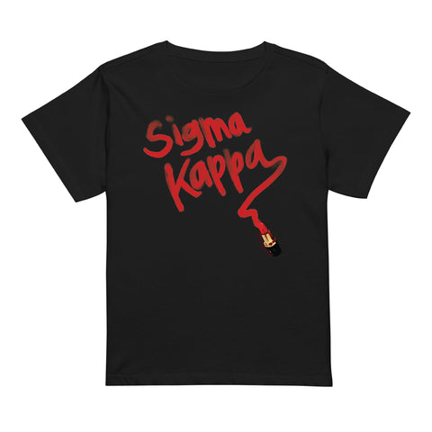 Written in Red Sorority Baby Tee