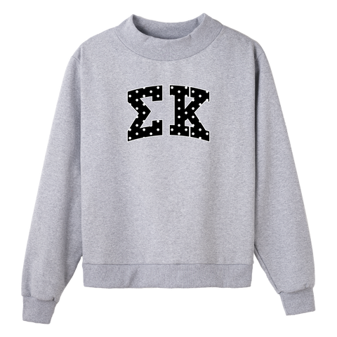 Spot On Sorority Mock Neck