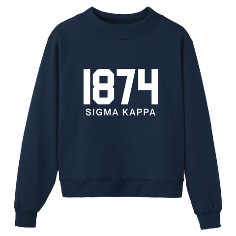 First Year Sorority Mock Neck