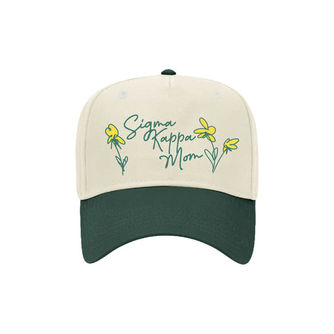 Daisy Doodle Mom Embroidered Sorority Hat