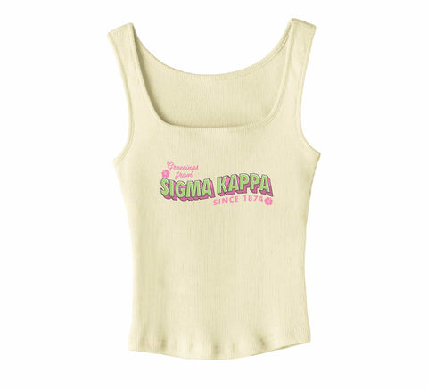 Tropical Getaway Sorority Tank
