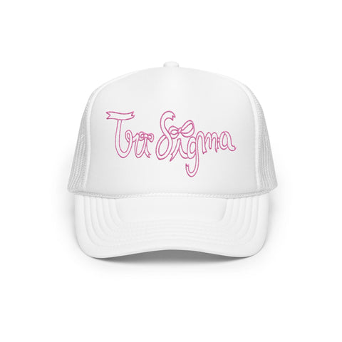 Written In Ribbon Embroidered Sorority Hat