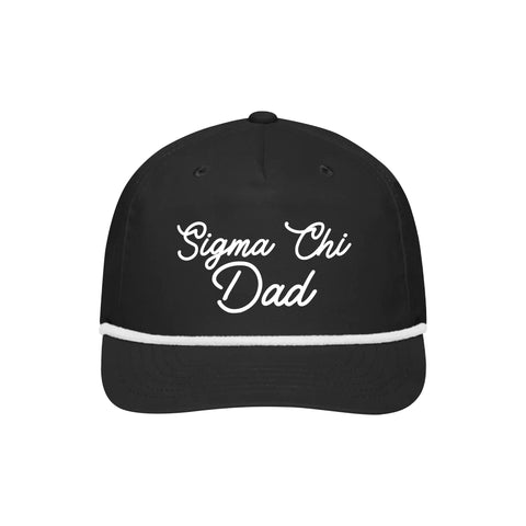 Back 9 Dad Embroidered Fraternity Rope Hat