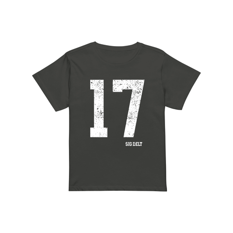 Team Player Baby Tee-Sigma Delta Tau-S-black, gray