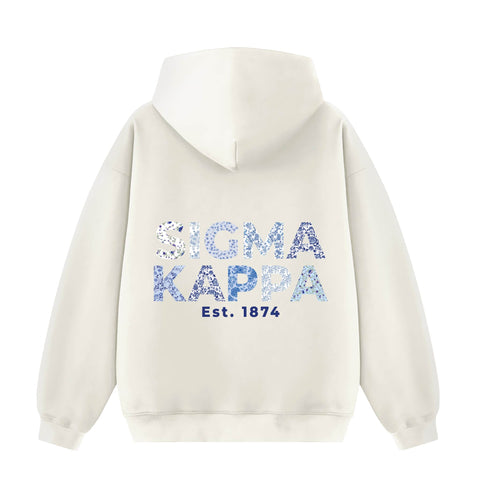 Printed Patch Letters VT Heavyweight Hoodie