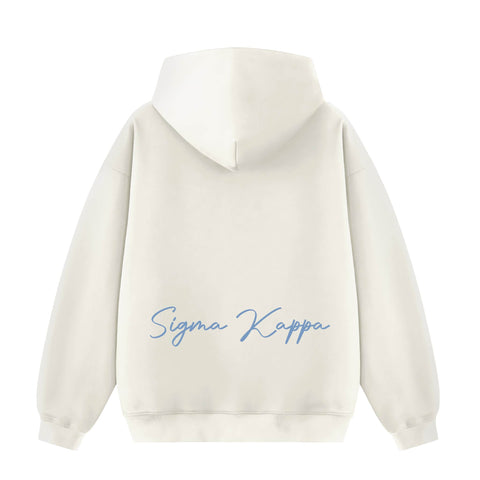 Sigma Kappa Cream Hoodie UofA Pre-order