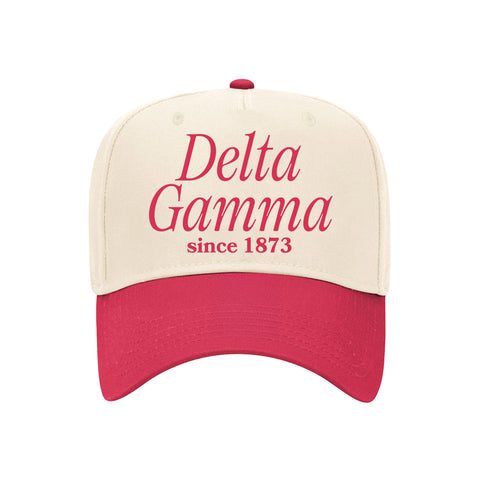 Simple Elegance Embroidered Sorority Hat