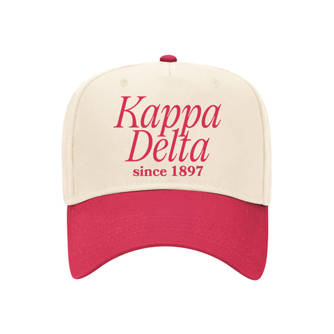 Simple Elegance Embroidered Sorority Hat
