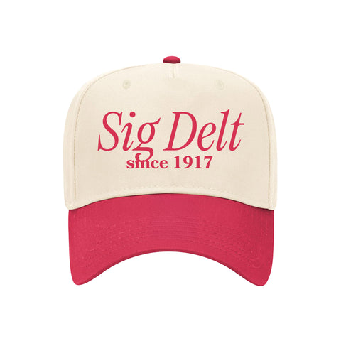 Simple Elegance Embroidered Sorority Hat