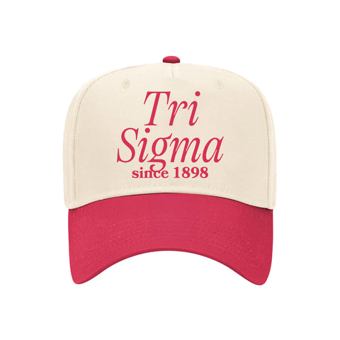Simple Elegance Embroidered Sorority Hat