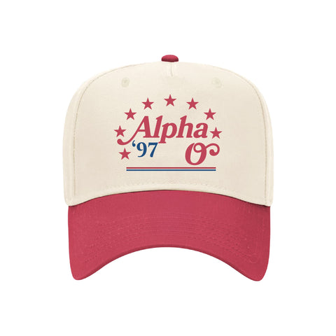 Stars and Stripes Embroidered Sorority Hat