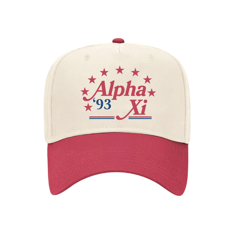 Stars and Stripes Embroidered Sorority Hat
